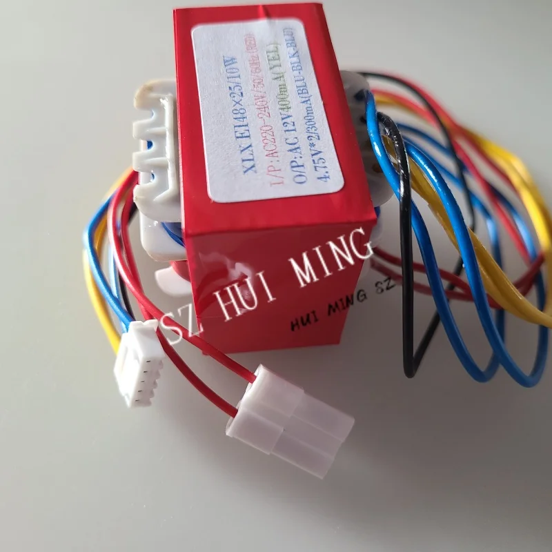 10W EI Transformer 220V To 12V 0.4A 4.75V-0-4.75V 0.3A EI48*25 for Galanz Air Conditioning 4824E-KDB-11A Power Transformers