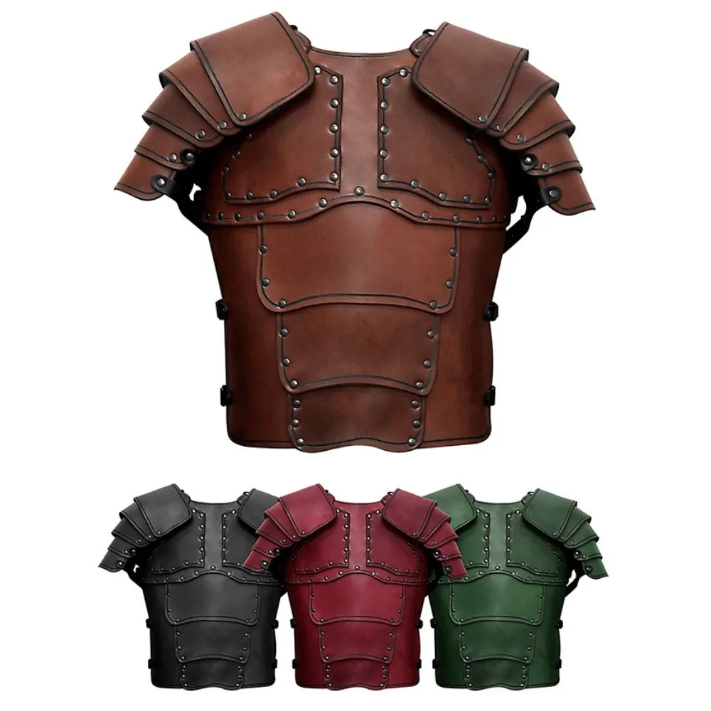 

Medieval Norse Viking Warrior Armor - Leather Armor, Gladiator & Pirate Cosplay Stage Performance Prop