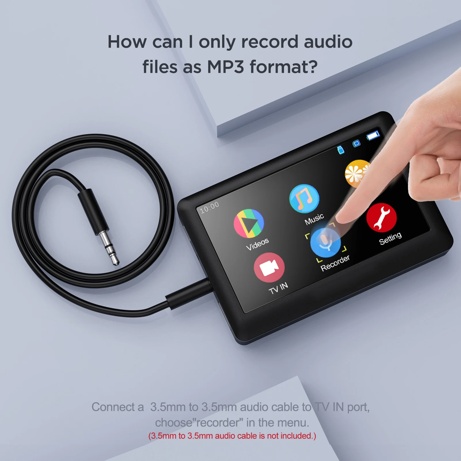 مسجل AV صندوق التقاط الصوت والفيديو التناظري إلى محول رقمي تسجيل الفيديو من مشغلات DVD لكاميرا الفيديو VHS VCR إلى بطاقة TF #2