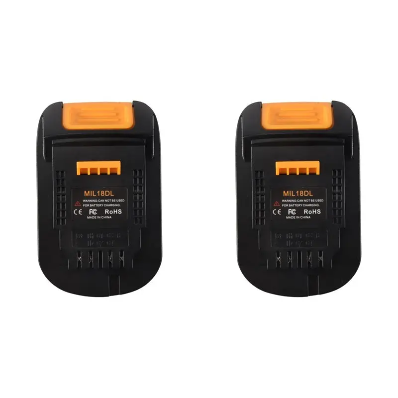 

Адаптер-преобразователь аккумуляторов ABKS-2X MIL18DL для серии M18, для использования с 20-вольтовыми аккумуляторами, для электроинструментов 18/20 В.