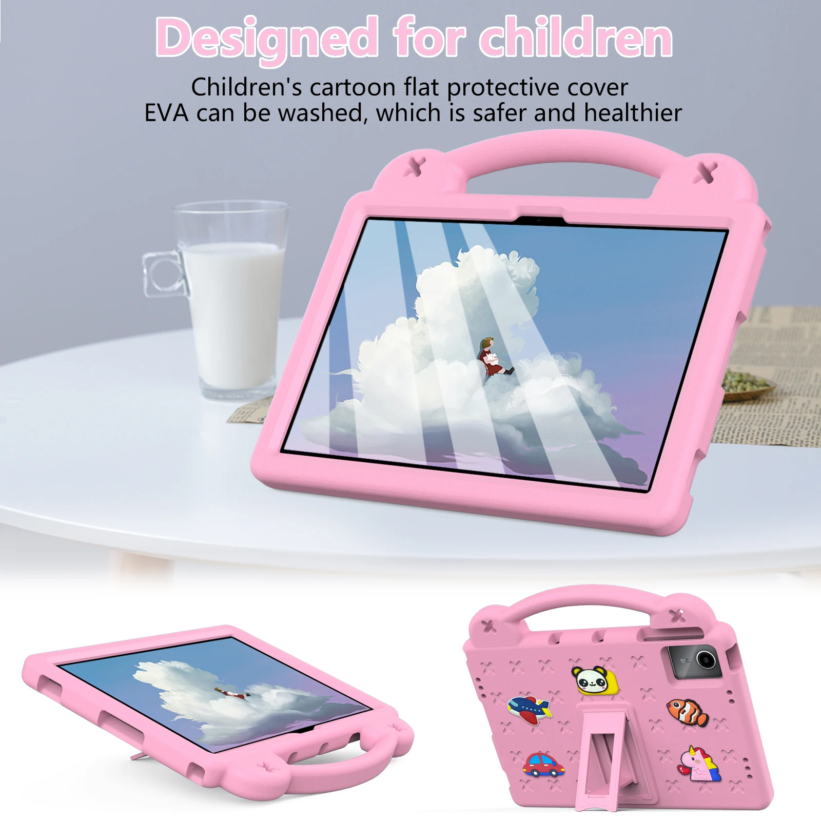 For Honor Pad 9 2023 12.1 inch Model HEY2-W09 Kids Children Nontoxic EVA + PC Anti-fall Shockproof High Quality tablet case