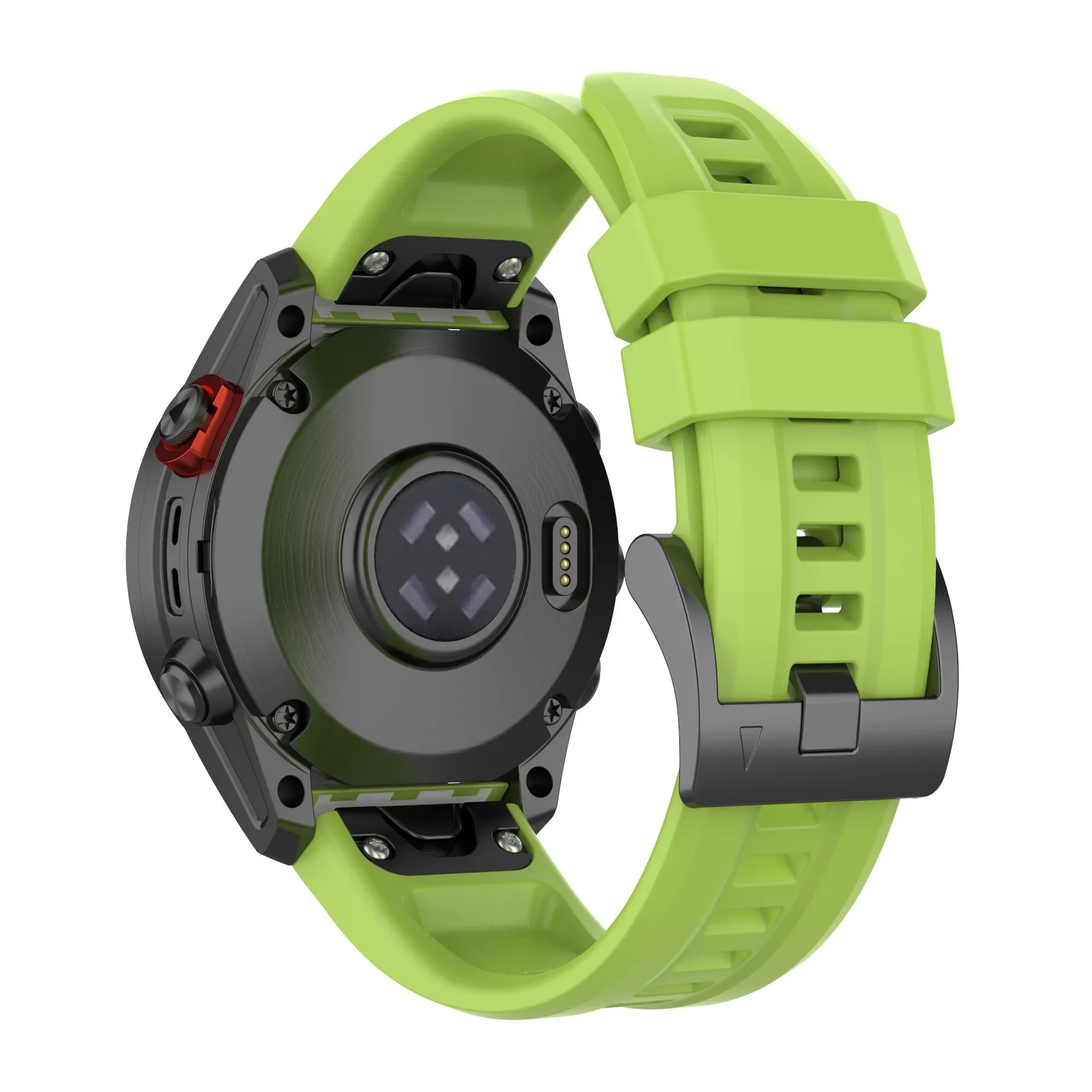 Quick-Fit-Silikonarmband in den Größen 26 mm, 22 mm und 20 mm für Garmin Tactix 8/Fenix 9 8 51 mm 47 mm 43 mm, Garmin Enduro3/Fenix 9 Pro/7S/E/7X. – Detail 34