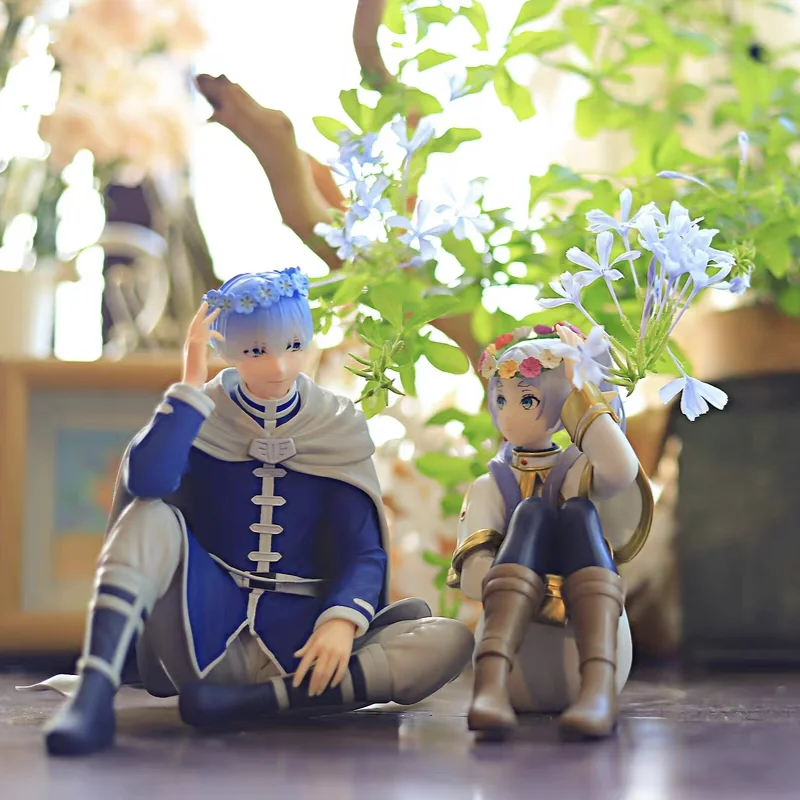 

Фигурка Frieren Beyond Journey's End Flower Crown Frieren Himmel, коллекционная милая настольная декоративная модель, подарки на день рождения