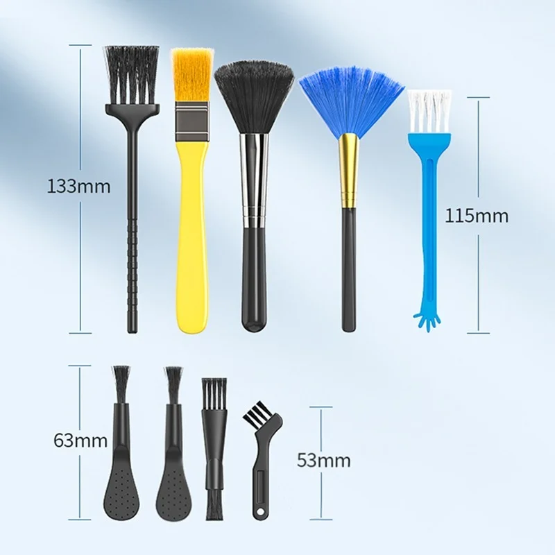 10/1Pcs Portable Anti-static Dusting Brush Laptop Cleaning Kit for Computer PC Shaver Keyboard Small Space Car Interior Cleaner