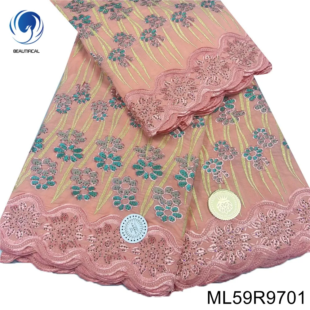 

Nigerian Swiss Voile Lace, African Rhinestones Fabric, Unique Embroidery Pattern, Gorgeous Party Dress, 2024