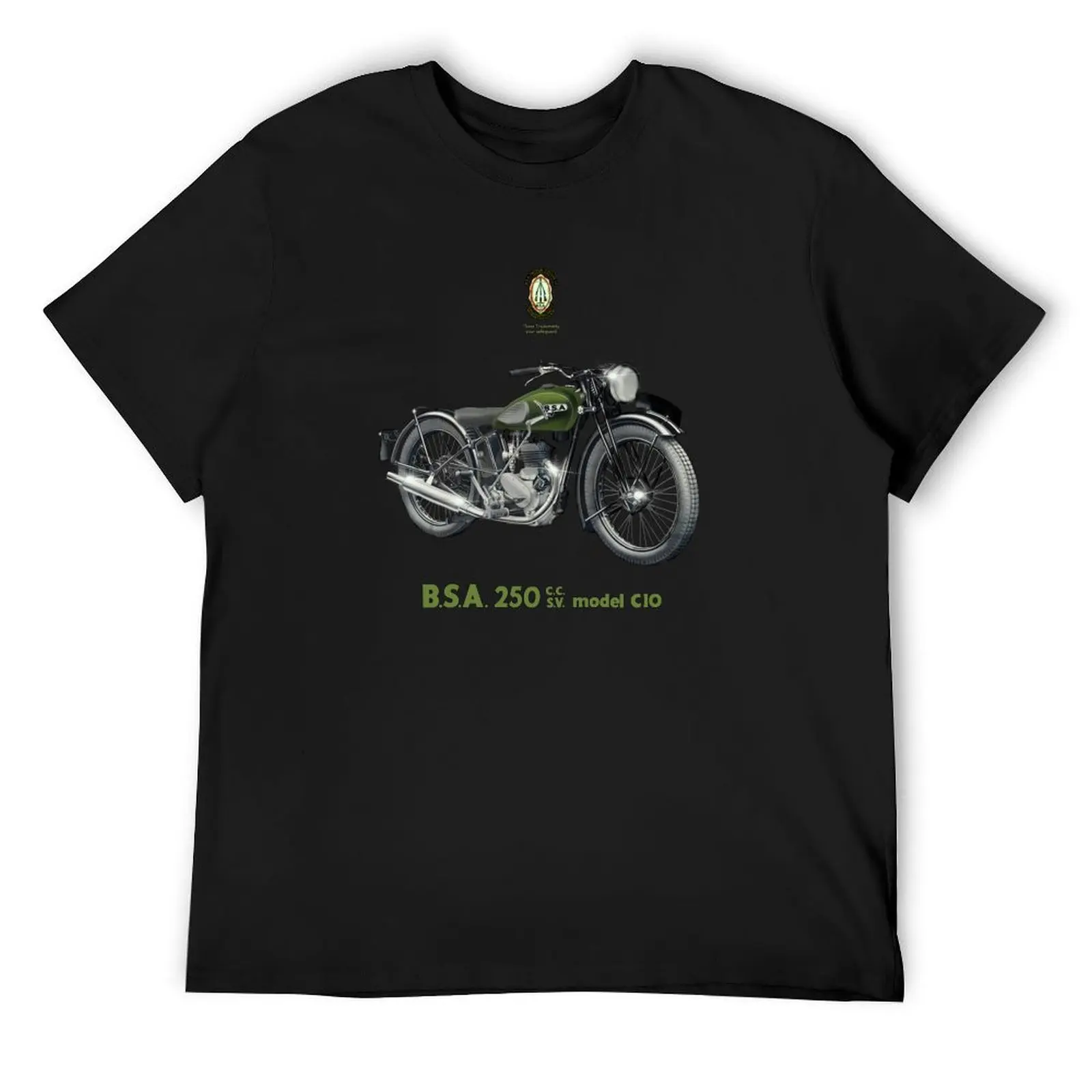 Vintage BSA Motorcycles Advertising recreated by MotorManiac T-Shirt man t shirt vintage anime shirt t shirts men