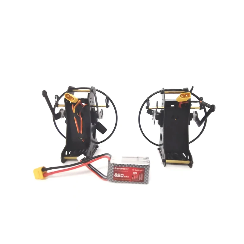 Aliante telecomando elettrico RC parapendio modello Kit Mini paracadute 1.3M Flyable pubblicità parti del modello RC personalizzate