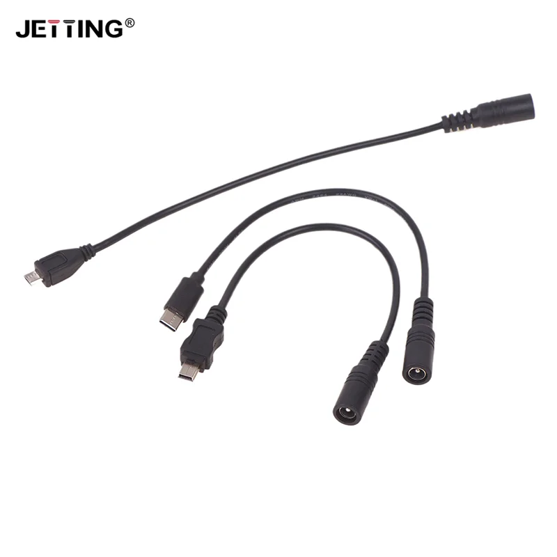 Adaptador de Conector de alimentación USB tipo C, 1 piezas, Android, hembra, 5,5x2,1, 5521