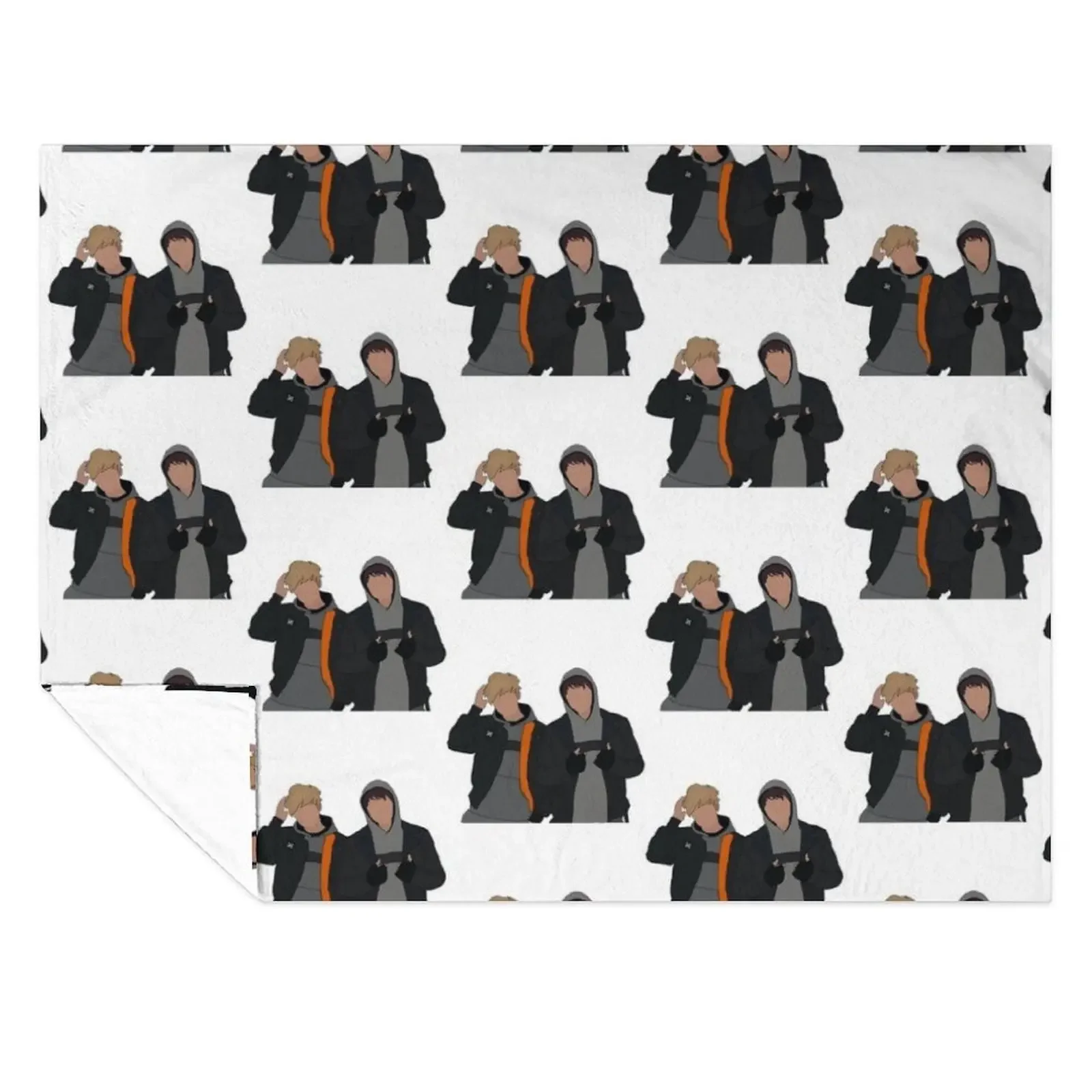 

sam and colby Throw Blanket Flannel Fabric Luxury Plaid For Baby Blankets
