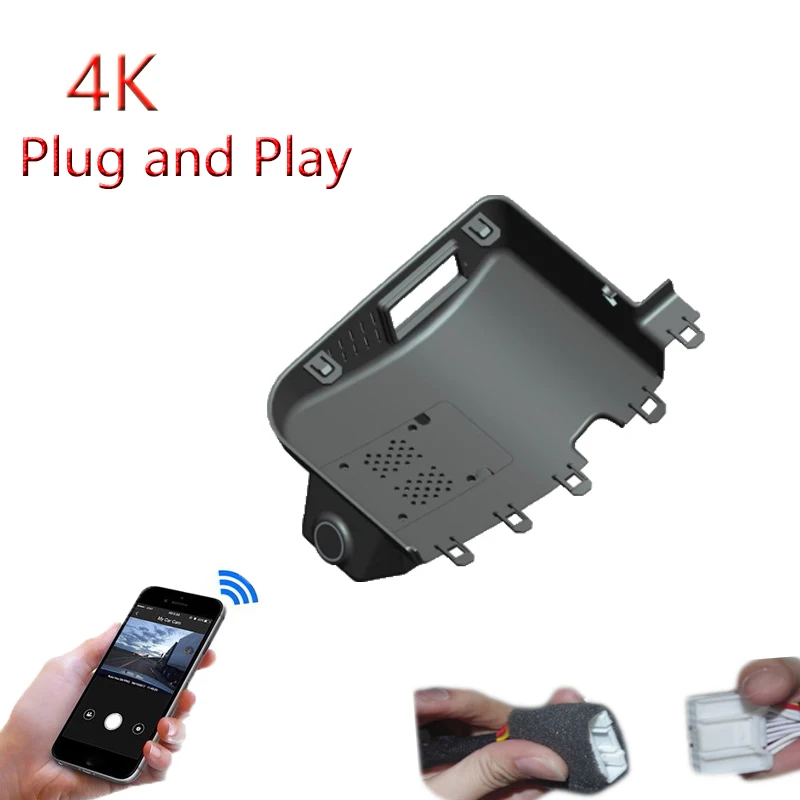

4K Plug And Play For Chery Tiggo 8 2019 2020 2021 Tiggo 8L Fulwin T9 2024 Car Wifi DVR Video Recorder Dash Camera Dashcam