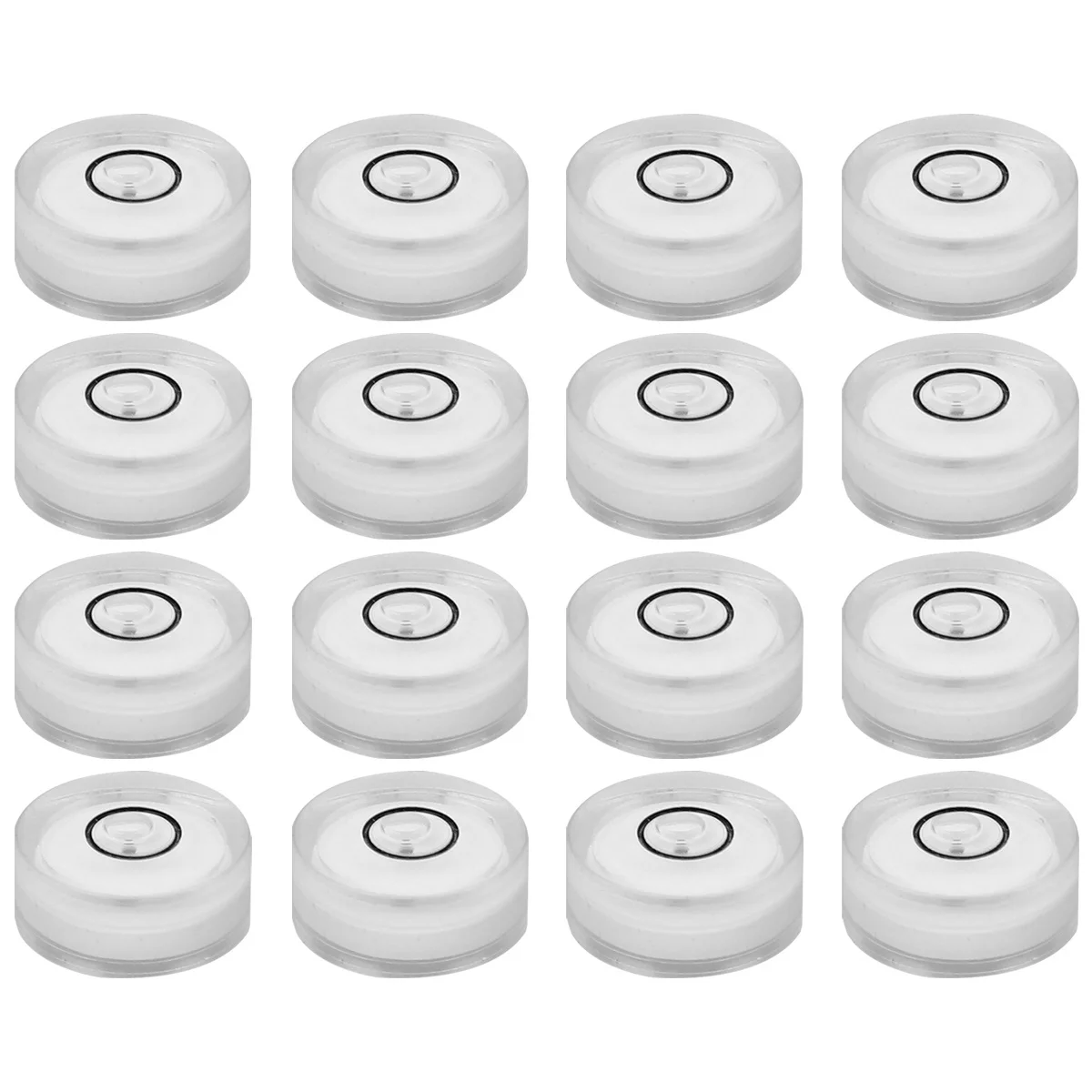 Nivel de burbuja Universal de 15Mm de diámetro y 6Mm de altura para ajuste de superficie Horizontal, herramienta de nivel de burbuja Circular, dibujo, 16 Uds.