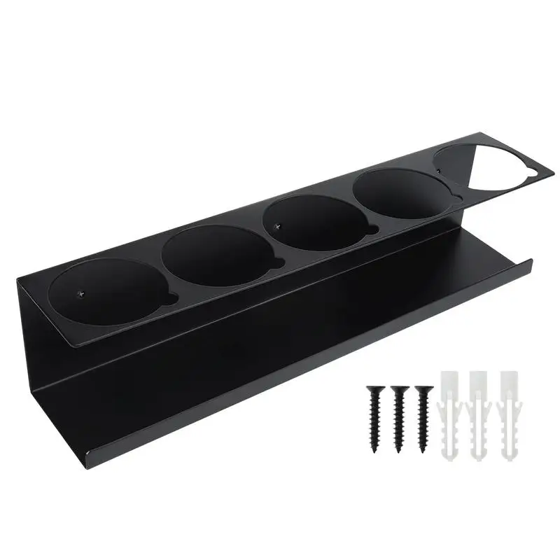 Spray Paint Organizer Lube Can Storage Rack 5 Can Holes Shelf Steel Aerosol Spray Can Rack Organizer Aerosol Spray Bottle Holder