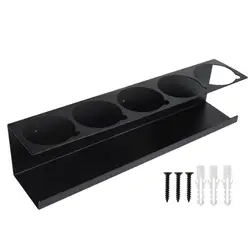 Spray Paint Organizer Lube Can Storage Rack 5 Can Holes Shelf Steel Aerosol Spray Can Rack Organizer Aerosol Spray Bottle Holder