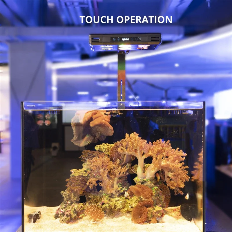 High Power 72W Simulating Natural Light Touch Fully Intelligent LED Adjustable Marine Coral Reef Aquarium Lights