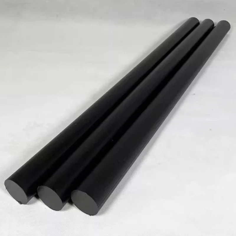 1-12 stuks Diameter 3/4/5/6/8/10/12/15/20/25/30/35/40mm Zwart PA6 Puur Nylon Staven Plastic Bar voor CNC Bewerking Lengte 500mm