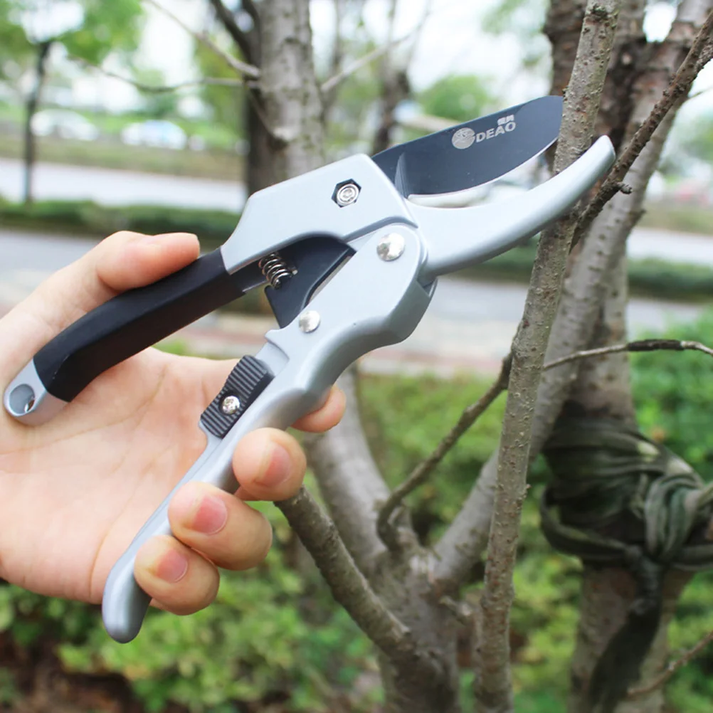 

Fruit Tree Shears Branch Scissor Hand Pruner Ratchet Garden Tool Orchard Pruning Tool Sharp Blade Durable Steel Construction