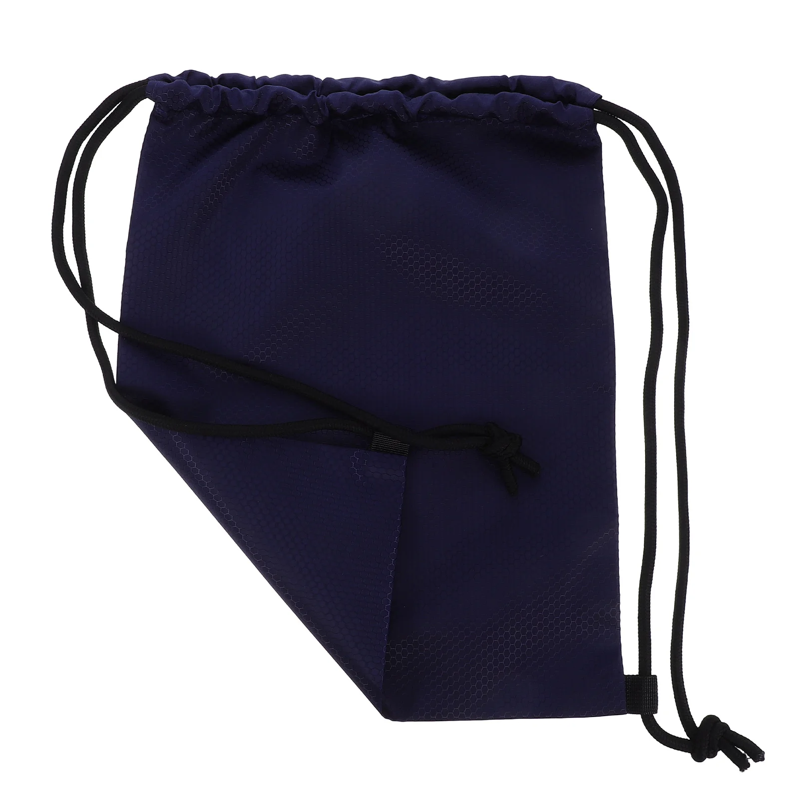 Waterproof Drawstring Gym Bag Blue Small Lightweight Polyester Sports Equipment Bag for Men Women Outdoor Fitness Travel