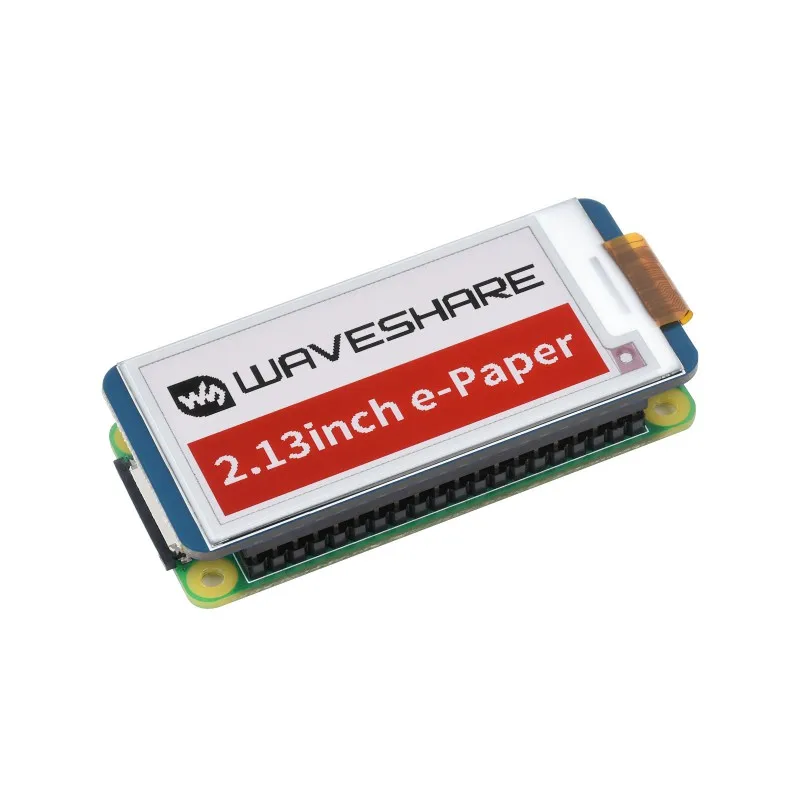 

2,13 дюймовый E-Paper HAT (B), 250x122, красный/черный/белый, интерфейс SPI