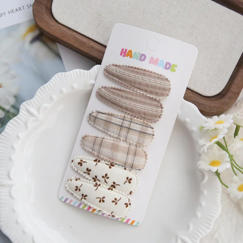 Handmade Snap Clips for Baby Hair Accessories, Children's  Cute Head Wear, Lovely trendy Hair Pins, Bows for Girls, 6 per Set view 6