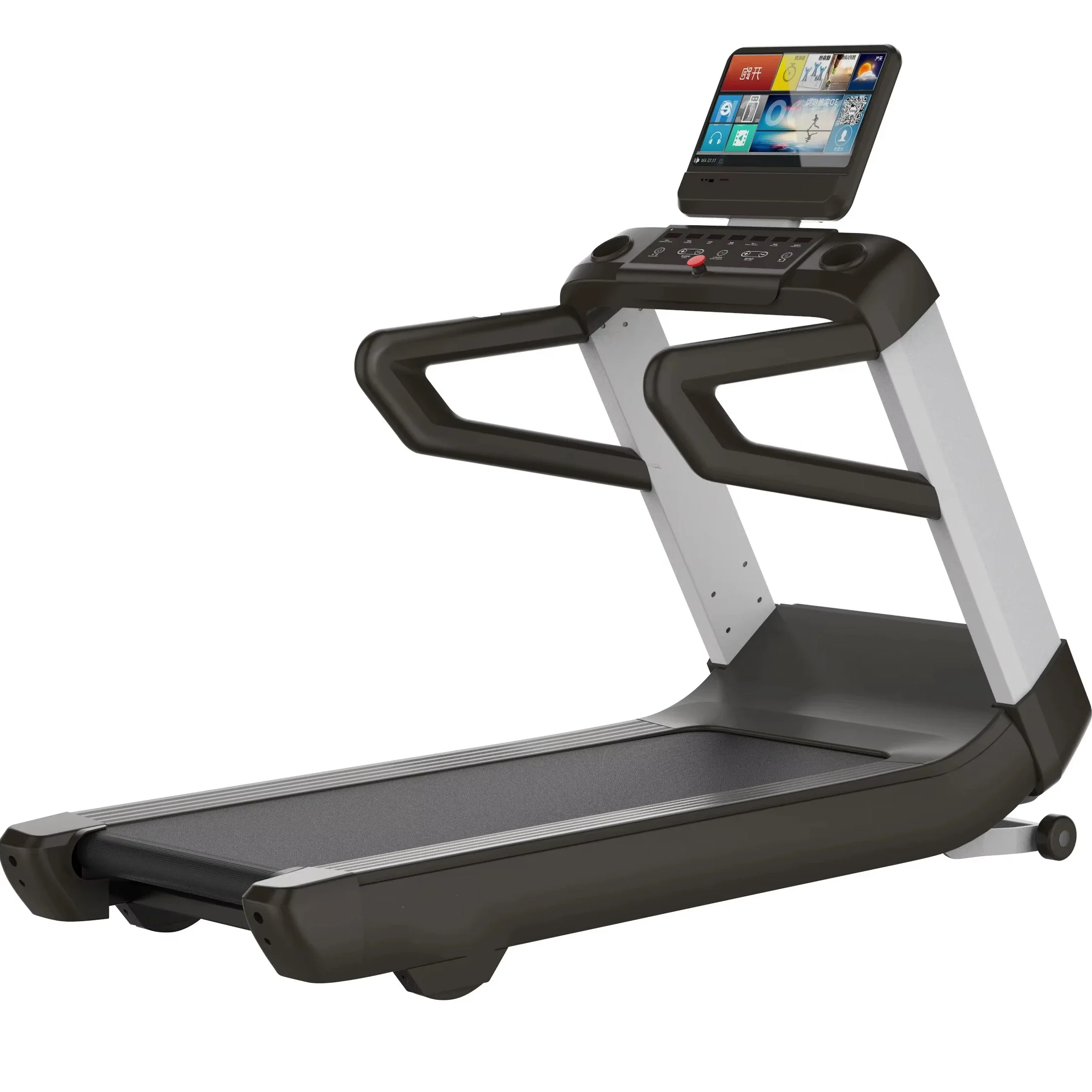 

Gym Cardio Exercise Touch Screen Motorized Running Machine Fitness Equipment Electric Commercial Treadmill