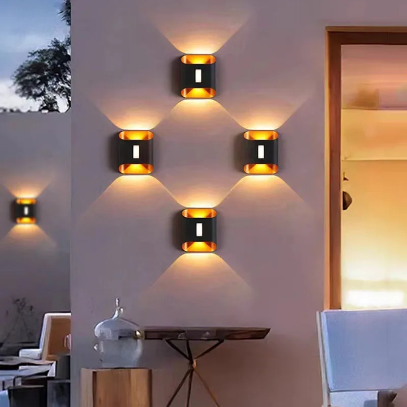 

Outdoor Waterproof Wall Light Corridor Lamp Home Decor Light Garden Light Hall Stair Light Balcony Light Exterior Wall Lamp