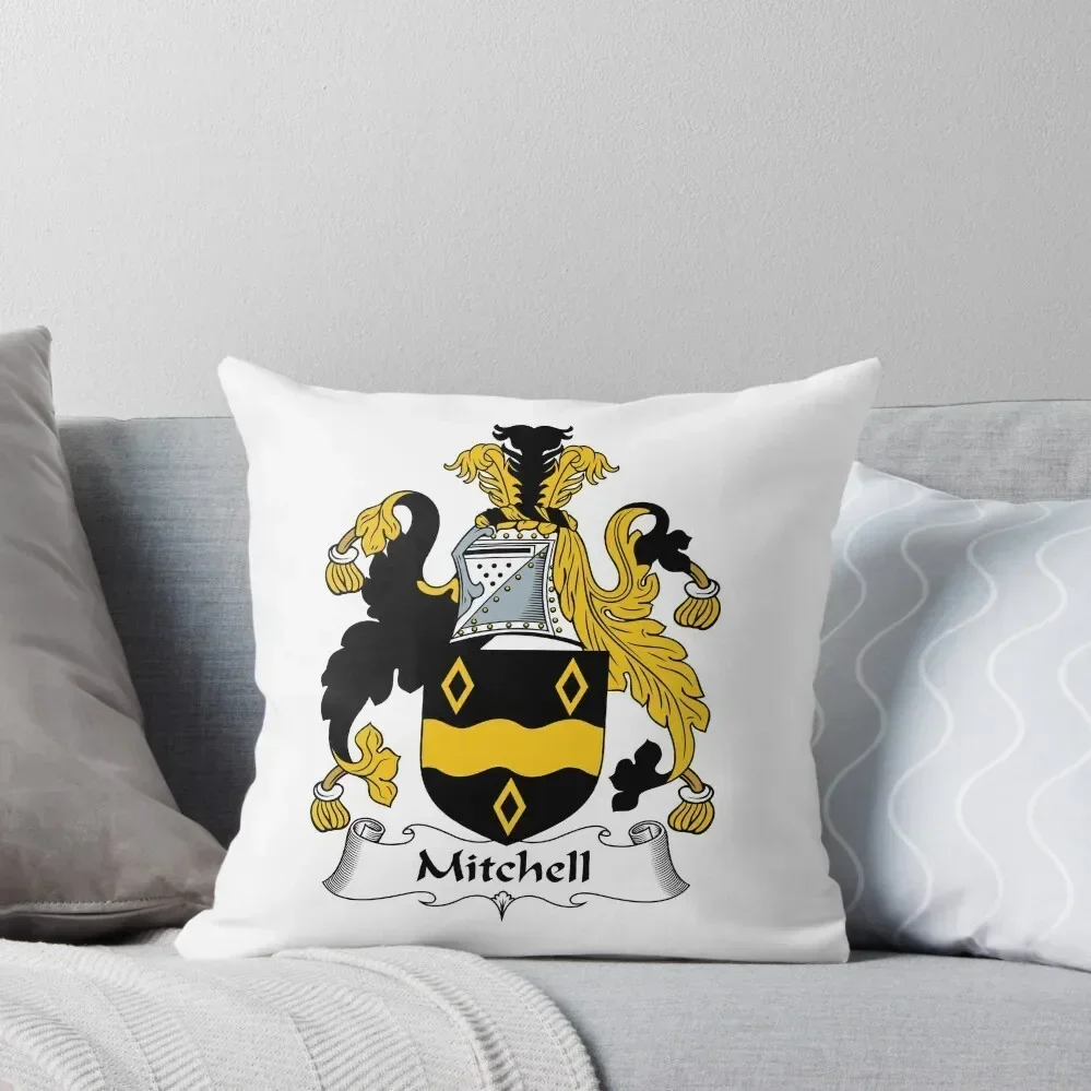 

Mitchell Coat of Arms / Mitchell Family Crest Throw Pillow Ornamental Pillow Cusions Cover pillow