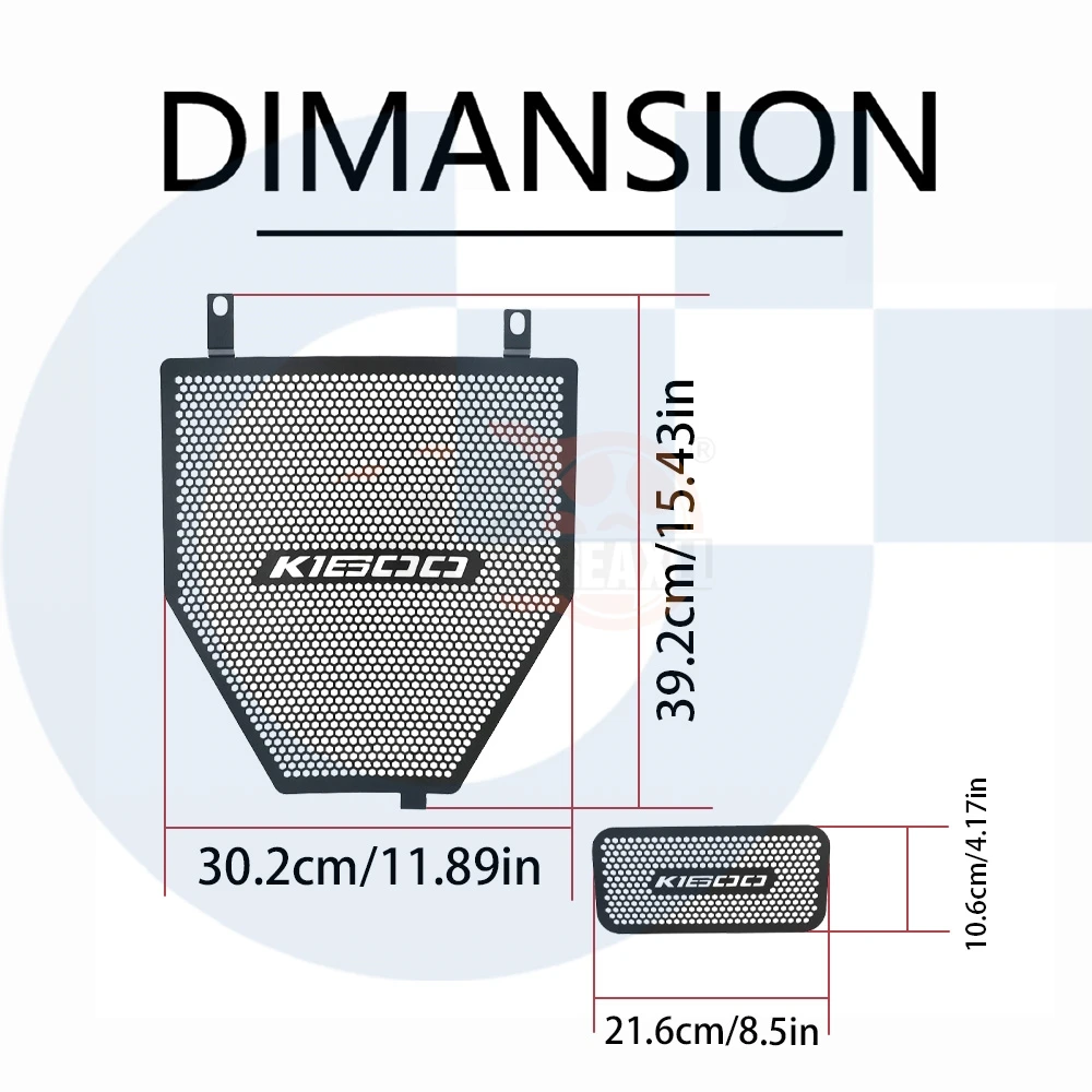 

For BMW K1600GT K1600GTL EXCL BAGGER Motorcycle Accessories Guard Grille Radiator Cover Grill Guard Protector 2010-2022 2023