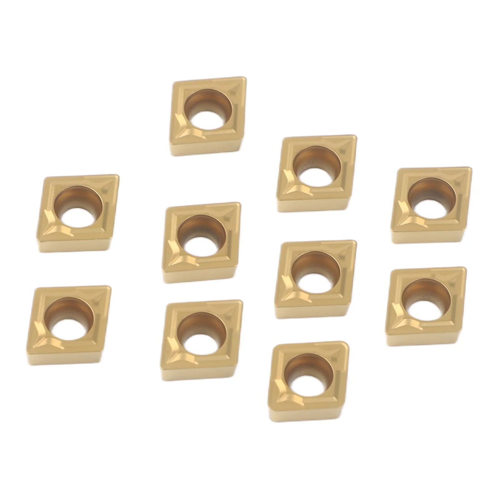 10pcs CCMT 060204 Carbide Inserts US735 Grade CNC Metalworking Tools for Grinding and Manual Inspection Applications