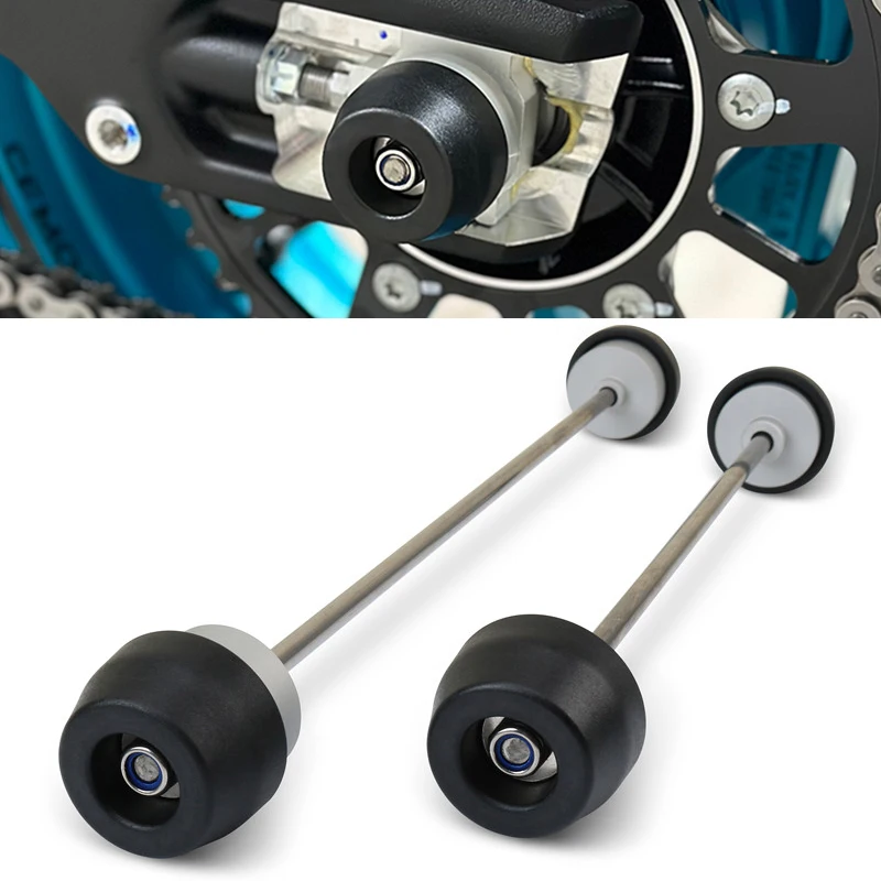 Motorcycle Accessories Front Rear Axle Fork Crash Sliders Wheel Protector Fit For 675SR For 675SR-R