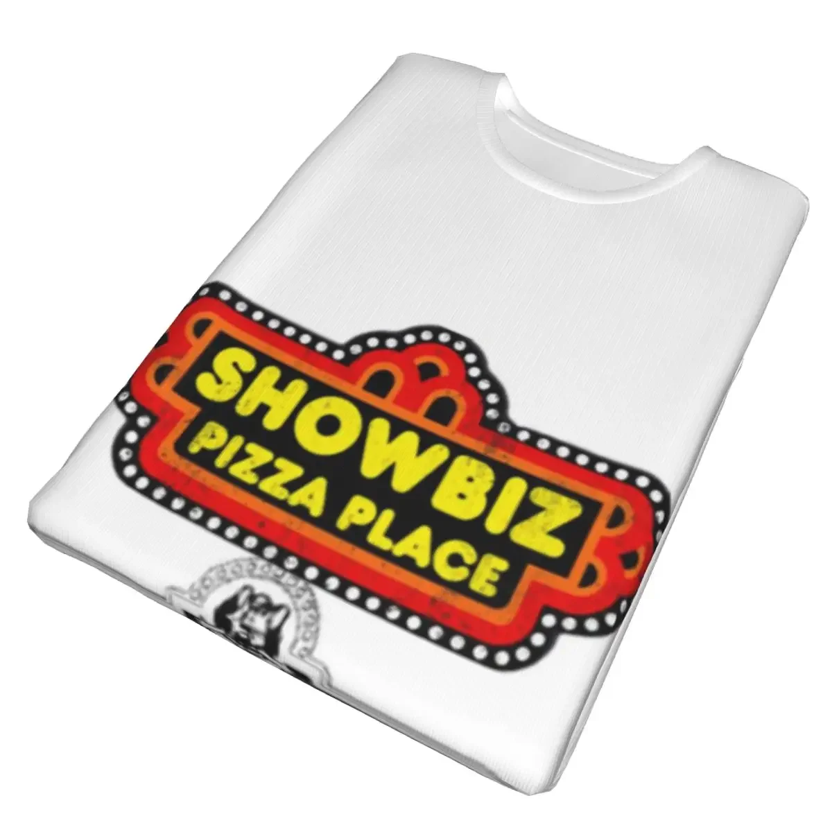 Camiseta de poliéster Chuck E Cheeses Pizza Time Theater, camisetas de moda para hombre, camisetas de manga corta con cuello redondo para hombre