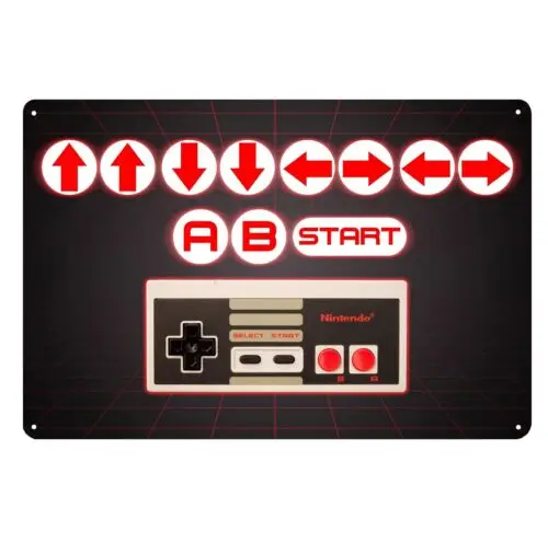 Retro Game Boy Video Game Metal Poster - 20x30cm