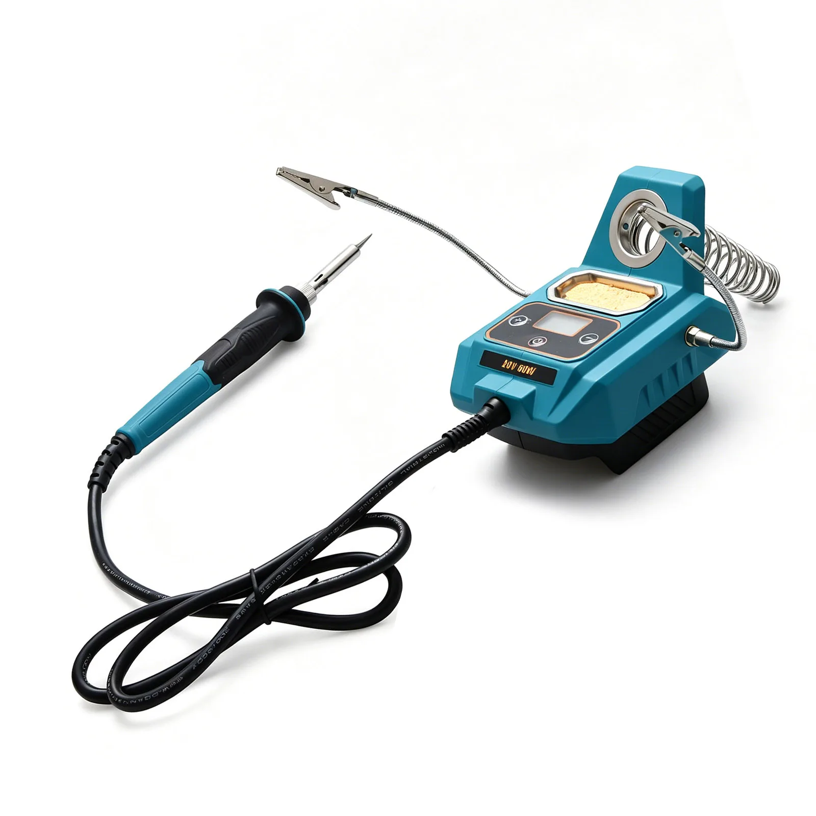 Cordless Soldering Iron Station 20V 60W For Makita 18V LXT Battery Welding Tools With 2Pcs Auxiliary Helper & 6Pcs Soldering Tip