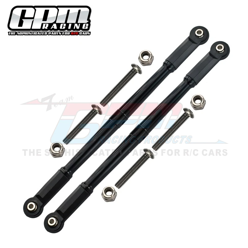 GPM Aluminum Adjustable Rear Upper Chassis Link Tie Rods For LOSI 1/10 Baja Rey