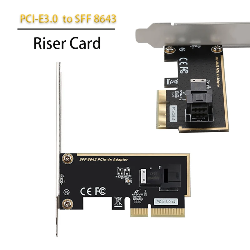 لعبة U.2 توسيع ، بطاقة PCIe x4 إلى ، محول بطاقة الناهض ، وحدة تحكم بطاقة PCI E Sata ، محول PCI-E لسطح المكتب