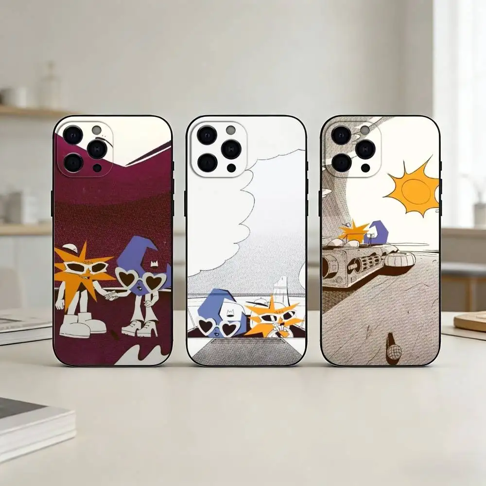 

M-mora estrellaa Phone Case For iPhone 17,16,15,14,13,12,11 Plus,Pro,Max,Mini Silicone black Soft Cover