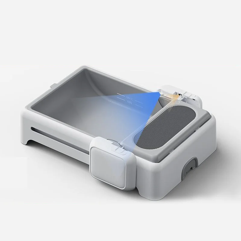 

Open Designed Automatic Self-Cleaning Eco-Friendly Cat Litter Box Cat Automatic Litter Basin