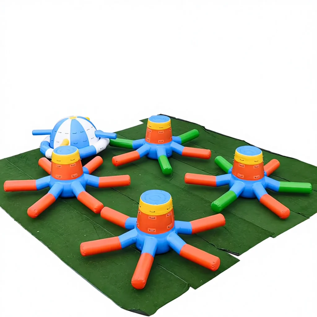 

Hot Selling PVC Tarpaulin Custom Funny Water Park Inflatables Climbing Octopus Water Toy
