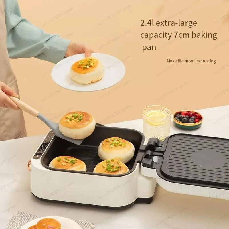 Electric Cake Pan Double-sided Heating, Removable and Washable Deepening Pan, Household Pancake Pancake Pan