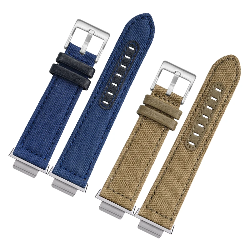 GA2100 GA2110 modified nylon watch Strap Case For Casio G-shock GA-2100 GA-2110 GM-2100 Canvas men's green Watchband metal Bezel