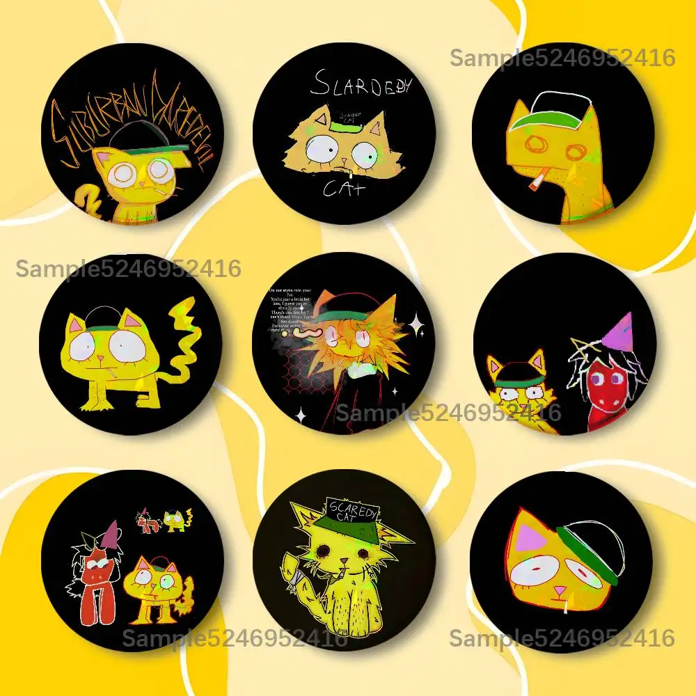 

W-Wifiskeleton Pony Button Pins Cool Anime Cosplay Badges Clothes Backpack Decorations Brooch Gifts