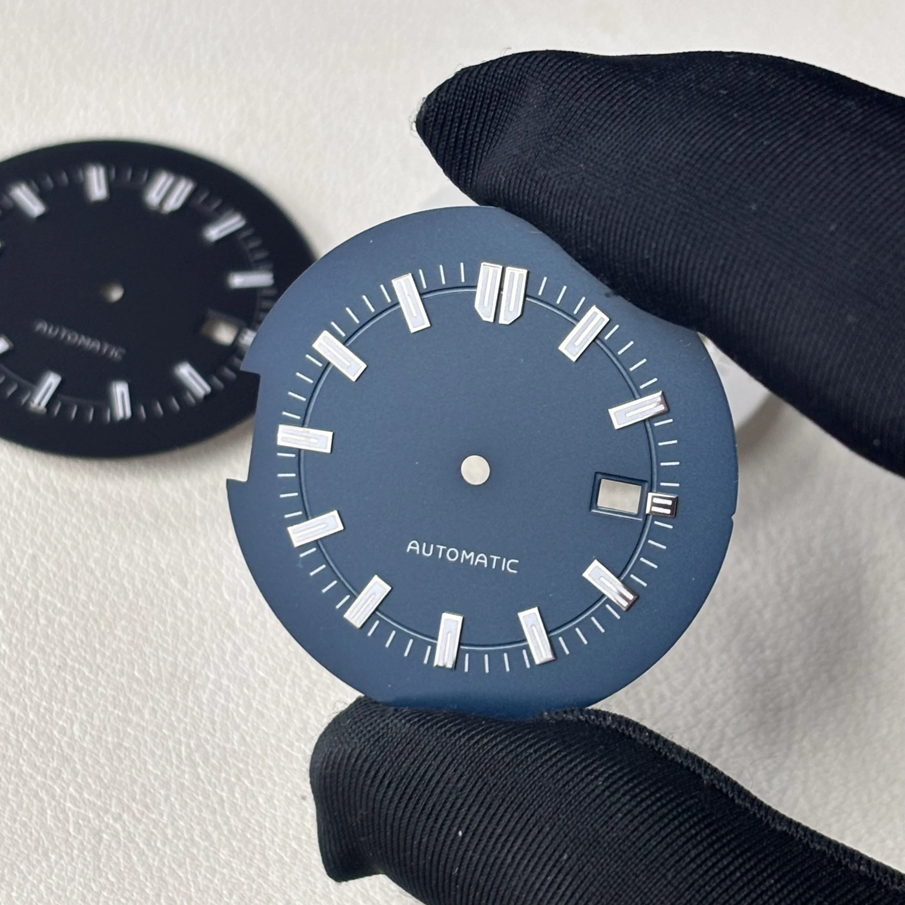 37.5mm Aseptic Dial Suitable for NH34/NH35/NH36 Movement Black/White/Blue Dial Replacement Part Watch Watches Dial