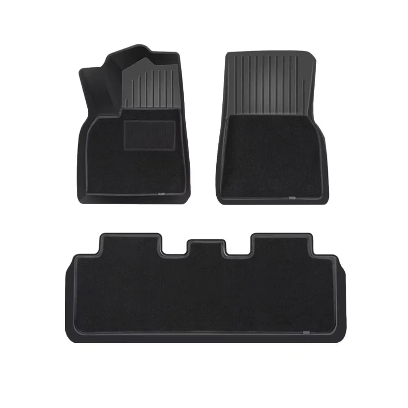 LC New Arrival TPE 6pcs Thick All Seasons Waterproof Car Mats for Model 3/Y X1 Automotive Interior Accessories