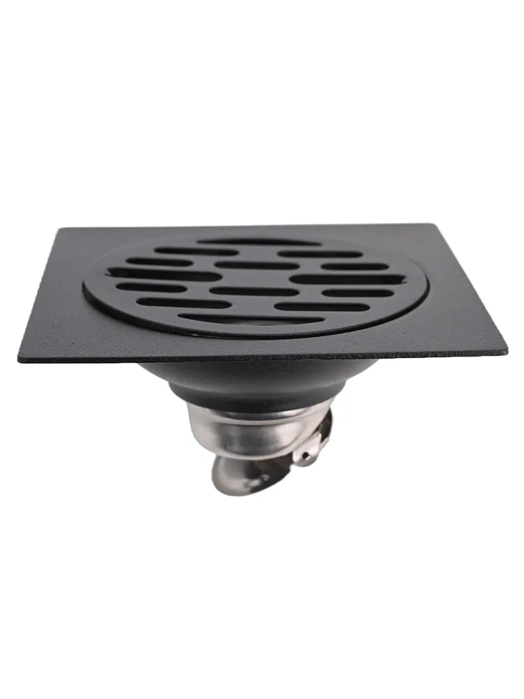 Shower Floor Drain Backflow Preventer Sewer 304 Stainless Steel For Bathroom Insect Proof Anti-odor Sewer Drainage Cover