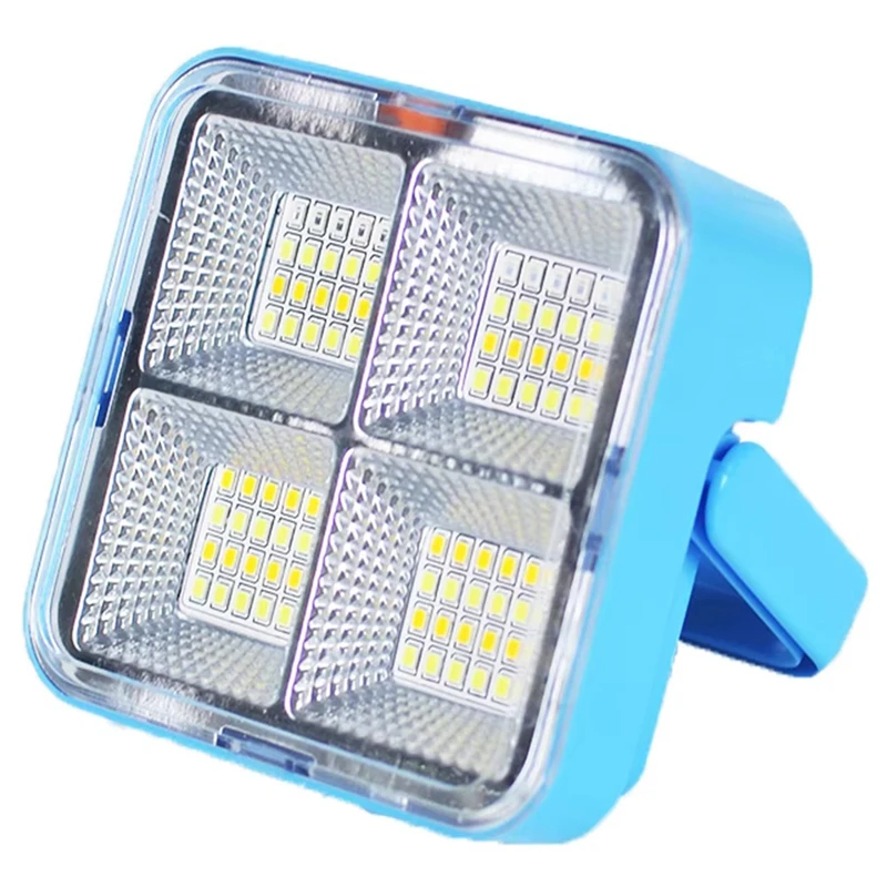 Holofote LED solar recarregável ABPQ - Holofote externo USB, lâmpada poderosa de construção de projetor para visibilidade aprimorada