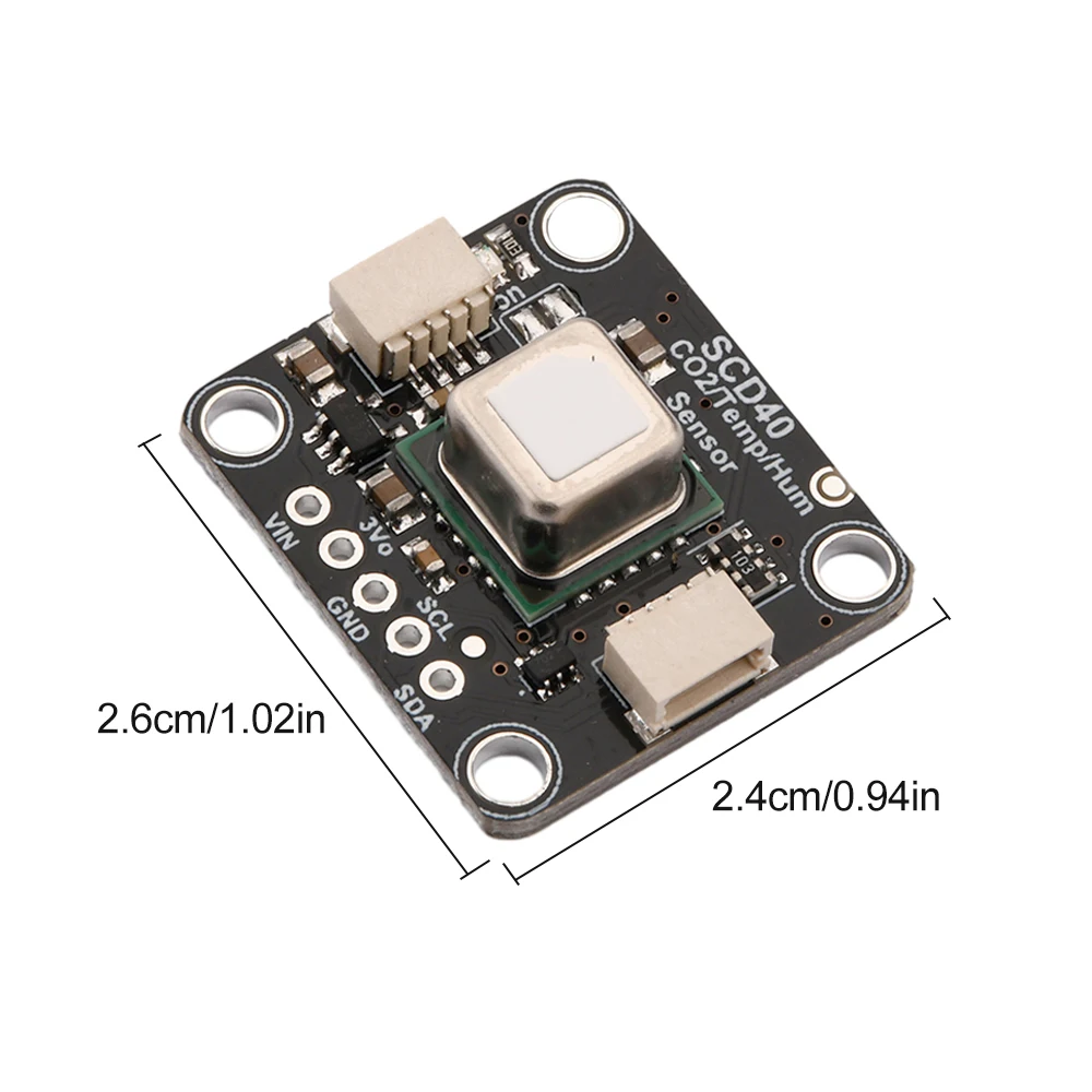 Imagem -05 - Módulo Sensor de Gás de Dióxido de Carbono Scd41 Sensor de Temperatura e Umidade Comunicação I2c Scd40 Detecta Co2