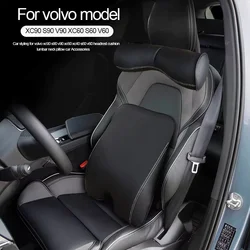 car styling for volvo xc60 s90 xc90 xc40 s60 v60 v40 headrest cushion neck pillow support waist car Accessories