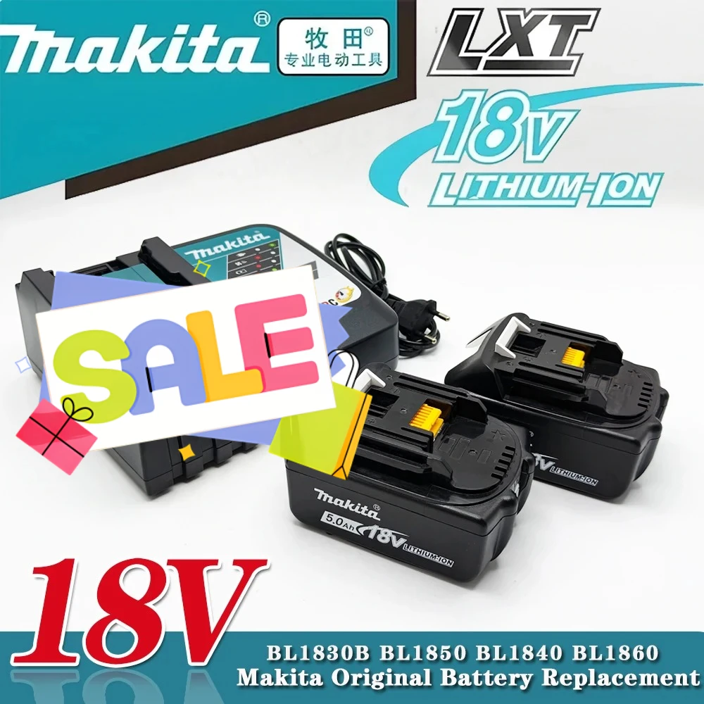 

BL1850B Compatible with BL1850 BL1860 BL1860B BL1840B for Power Tools Makita 18V 5Ah Lithium-ion Battery