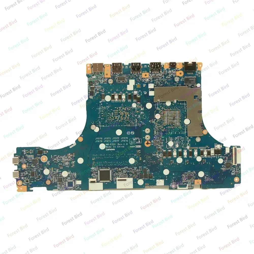 Laptop Motherboard For Lenovo 5 Pro 16IAH7H NM-E231 With I5-12500 I7-12700 I9-12900 RTX3060 RTX3070 RTX3070Ti 6G/8G 5B21D72015