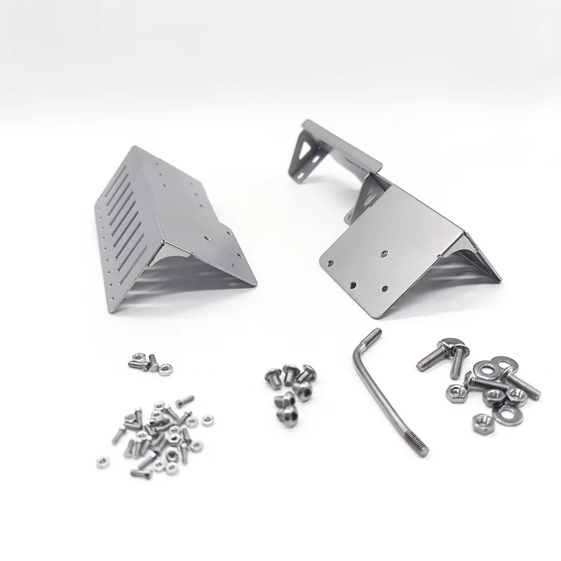Scaleclub Model For 1/14 Tamiya  Truck Tractor Fender Servo Bracket 1/14 RC Truck Trailer Truck Model Upgrade DIY Parts Rc Cars