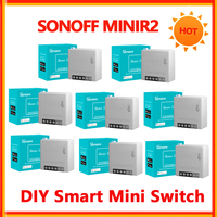 SONOFF Mini R2 Wifi Smart Switch 2 Way Remote Control DIY Mini Switch Smart Home Timer Switch Module Work With Alexa Google Home